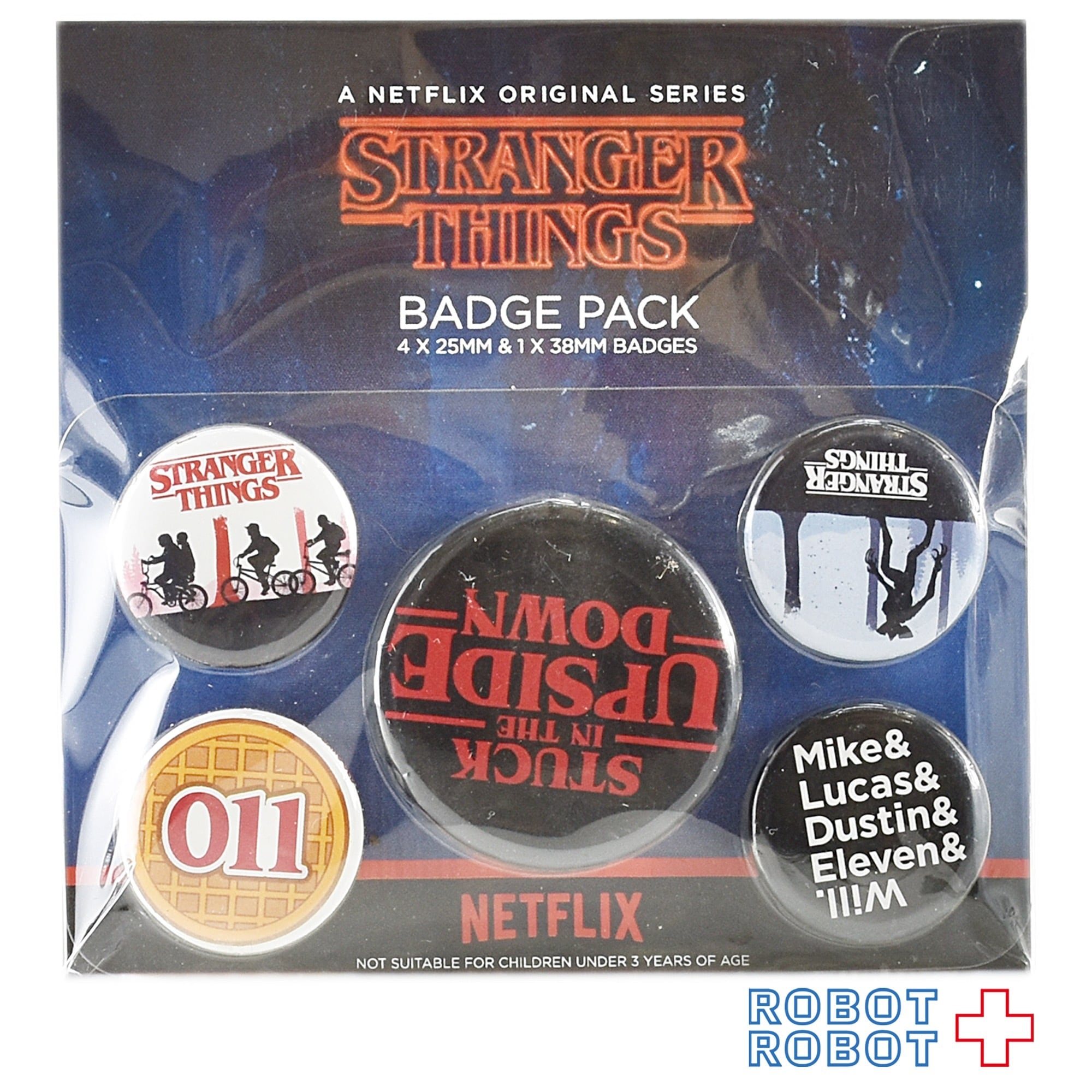 ストレンジャー・シングス 缶バッジ セット | ROBOTROBOT