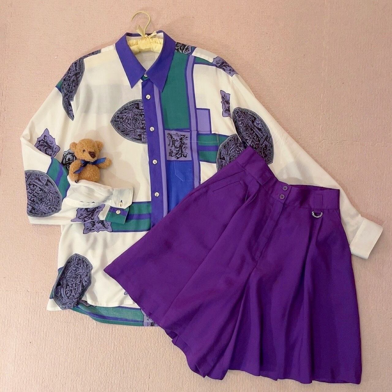 geometric pattern mens shirt