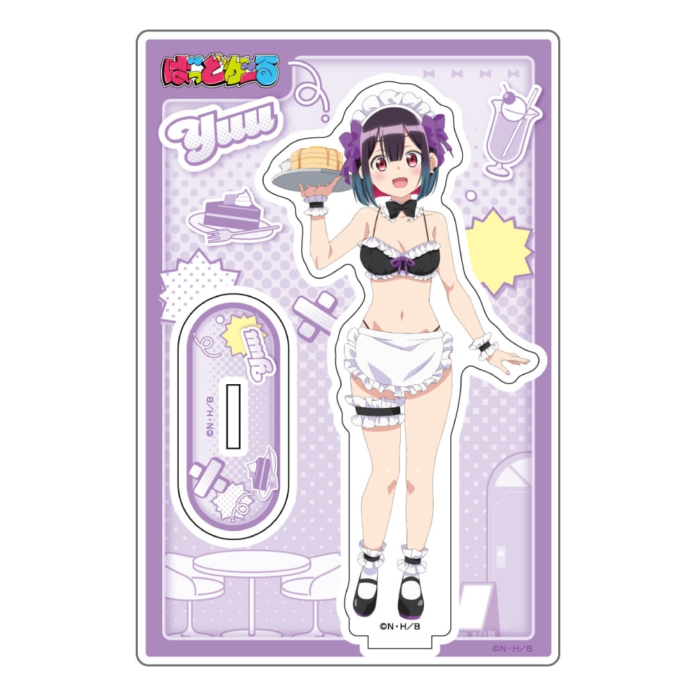 C106 ばっどがーる 水鳥亜鳥 描き下ろし特大タペストリー メイド水着 ばっ