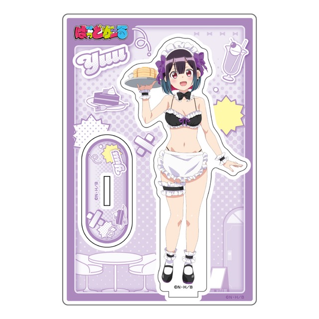 ばっどがーる 描き下ろしアクリルスタンド(優谷優/メイド水着)