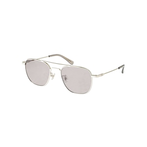 EVILACT eyewear " MIAMI " silver×gray clear/smoke lens