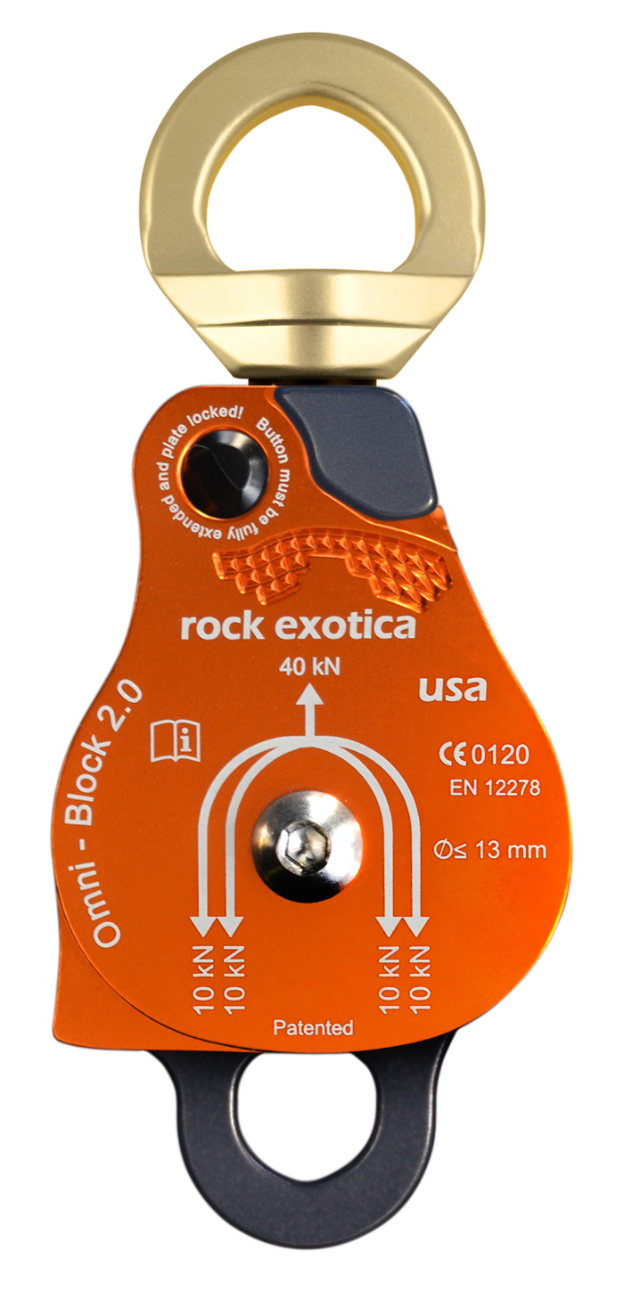 Rock Exotica オムニブロック2.0 ダブル　スイベルプーリー