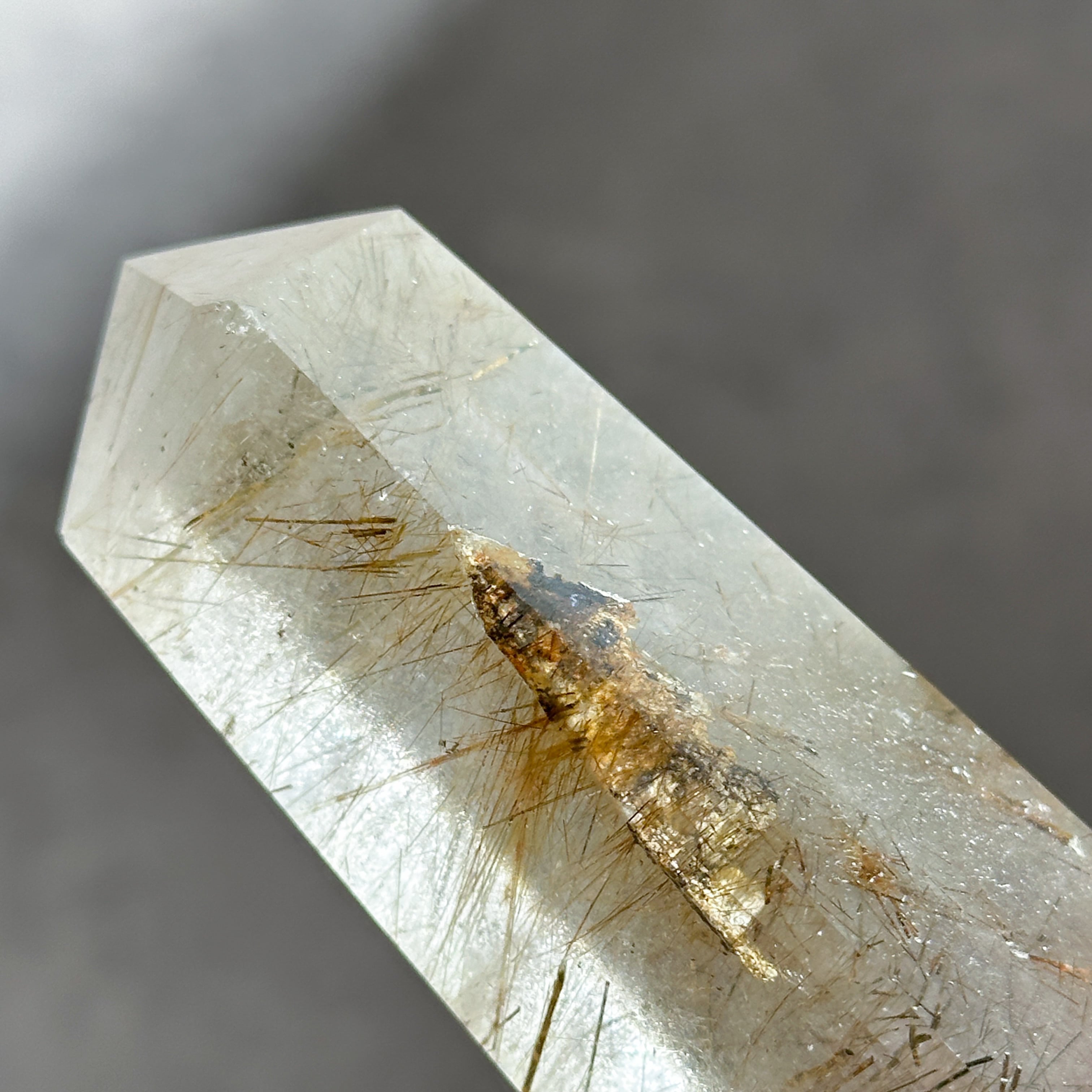 マルチルチルクォーツ タワー 01◇ Multi-Rutile Quartz ◇天然石