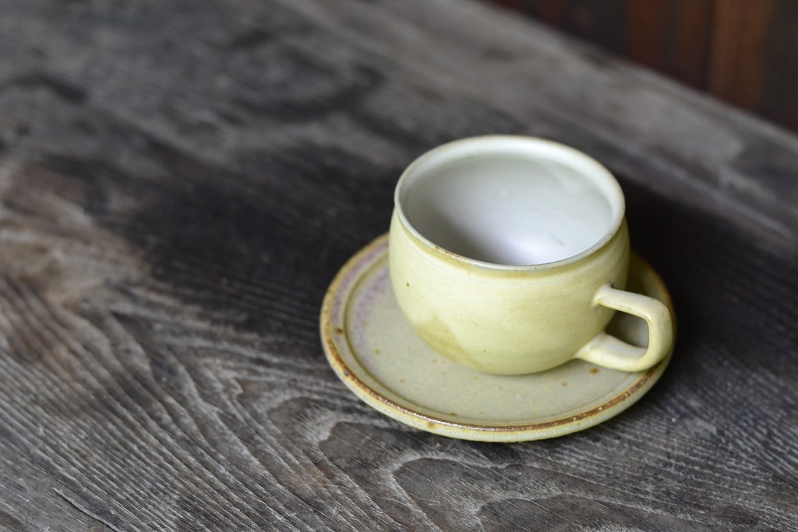 しろまるコーヒーカップ | しずく窯
