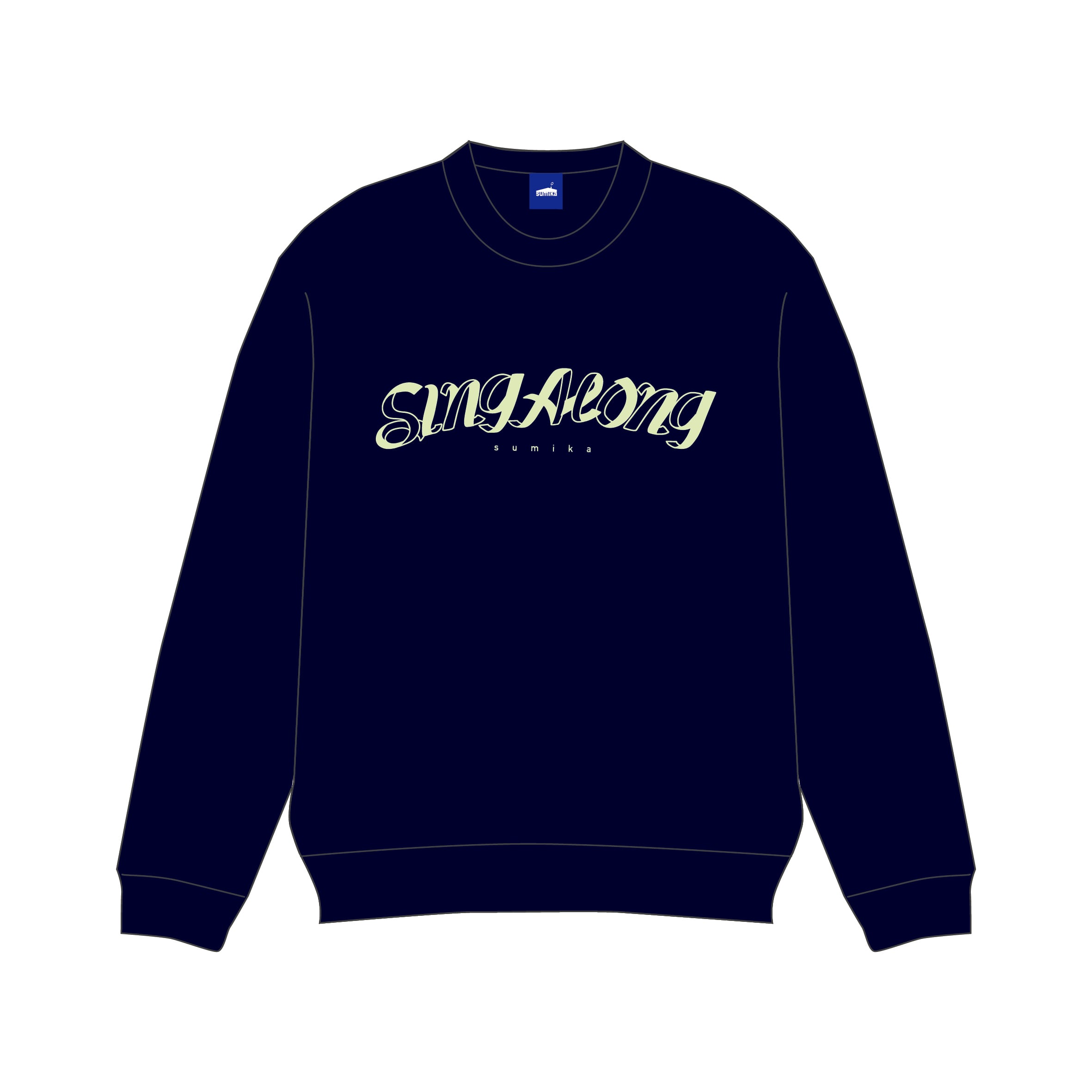 sumika / SING ALONG トレーナー（ネイビー）