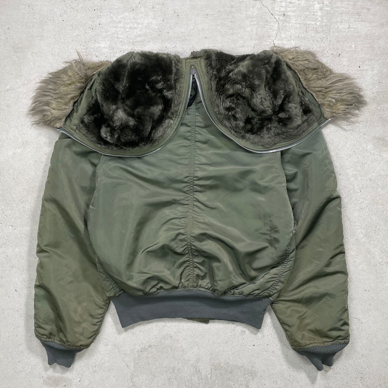 90年代 USA製 ALPHA アルファ N-2B フライトジャケット 民間品 メンズL 