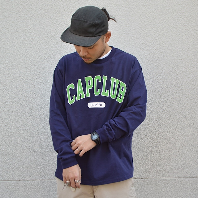 College Long Sleeve Shirt (NAVY)