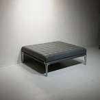 Cassina カッシーナ VOLAGE ヴォラージュ オットマン スツール 本革 レザー グレー モダン ホテルライク ラグジュアリー