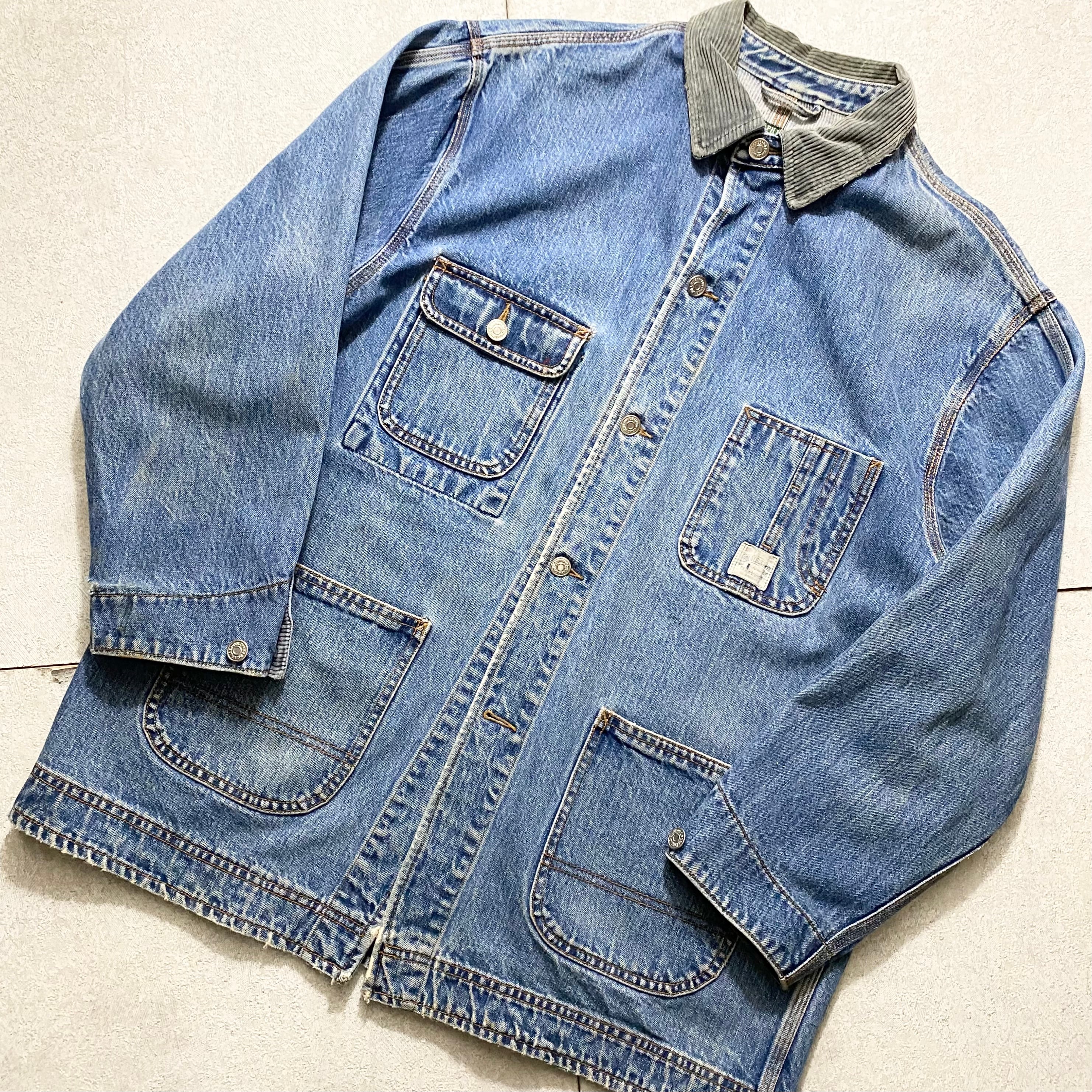 vintage POLO COUNTRY denim coverall jacket | NOIR ONLINE