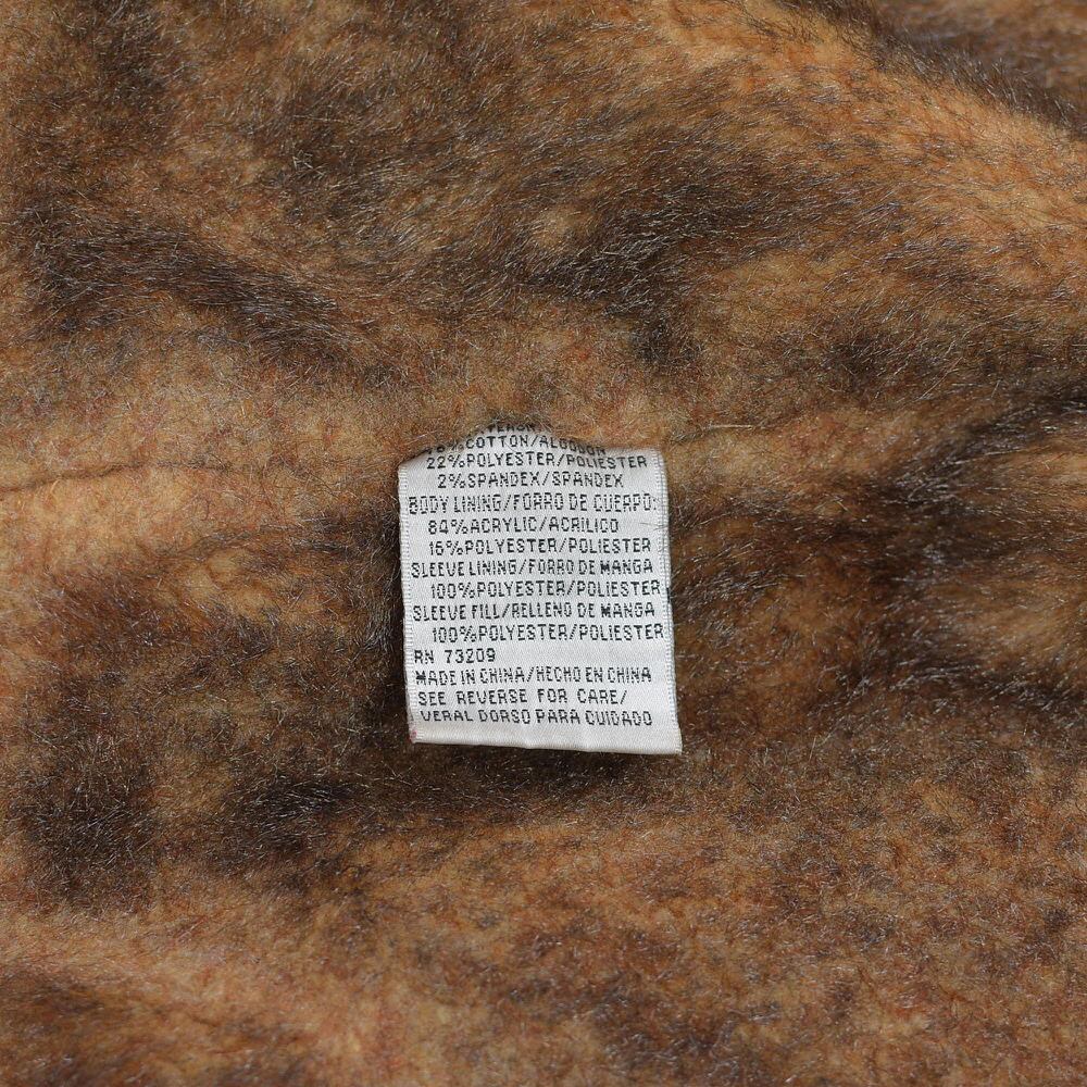 VINTAGE - 90s～ MARVIN RICHARDS フェイクファー デニム シェルパジャケット ヴィンテージ Gジャン ブルー トラッカージャケット ビンテージ USA アメリカ古着 レディースXLサイズ 90s～ MARVIN RICHARDS フェイクファー デニム シェルパ