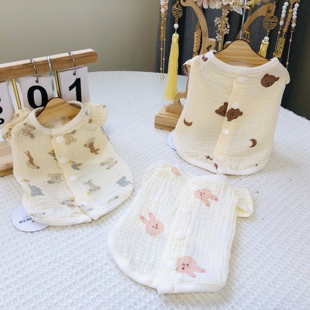 ＜7色展開＞ベビーキルティングガーゼトップス0513