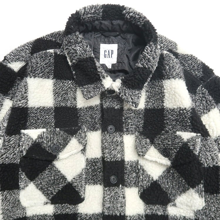古着 GAP ギャップ ボア フリース シャツジャケット バッファロー