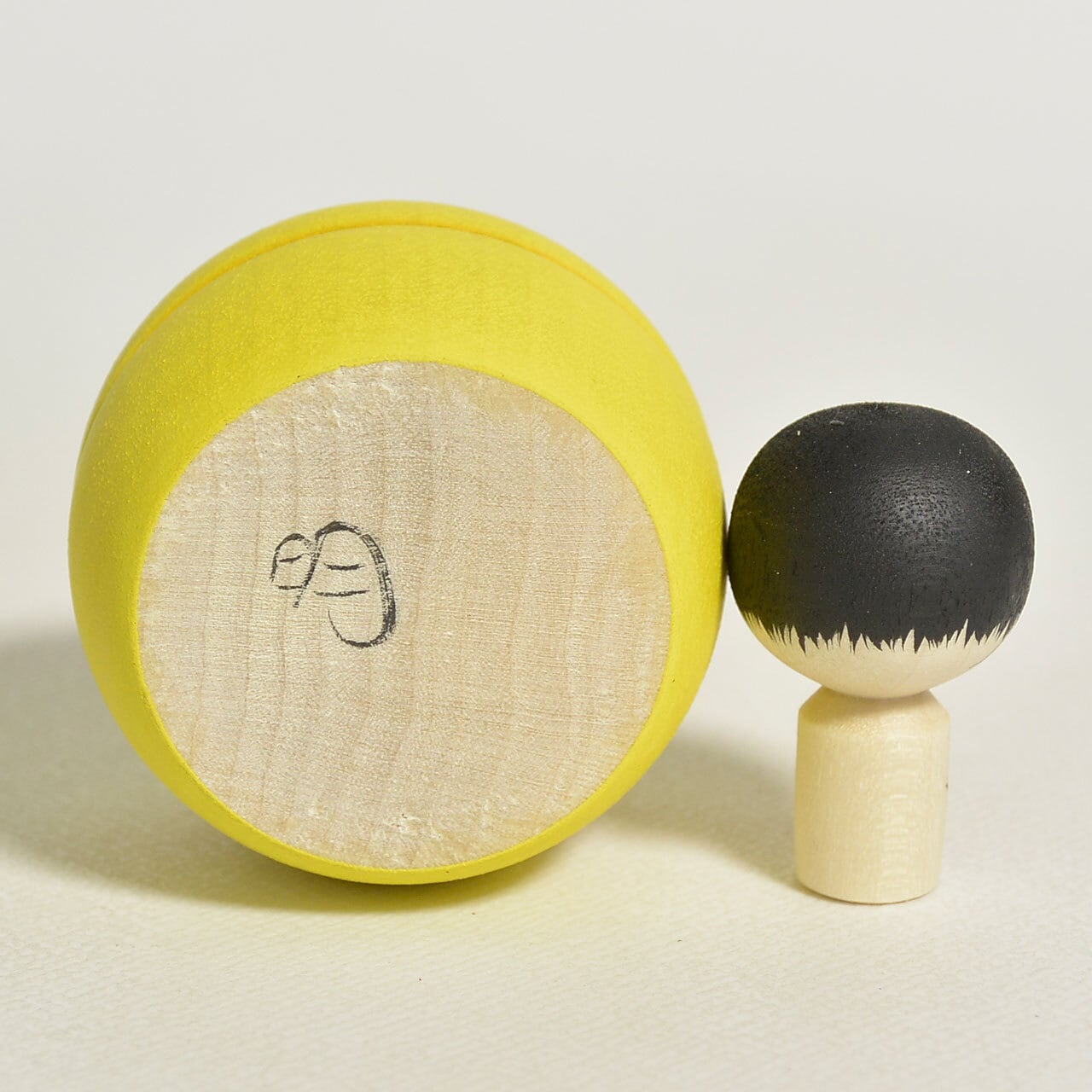 マカロンちゃんこけし 約1.5寸 約4.5cm 鈴木明 工人（作並系）#2487