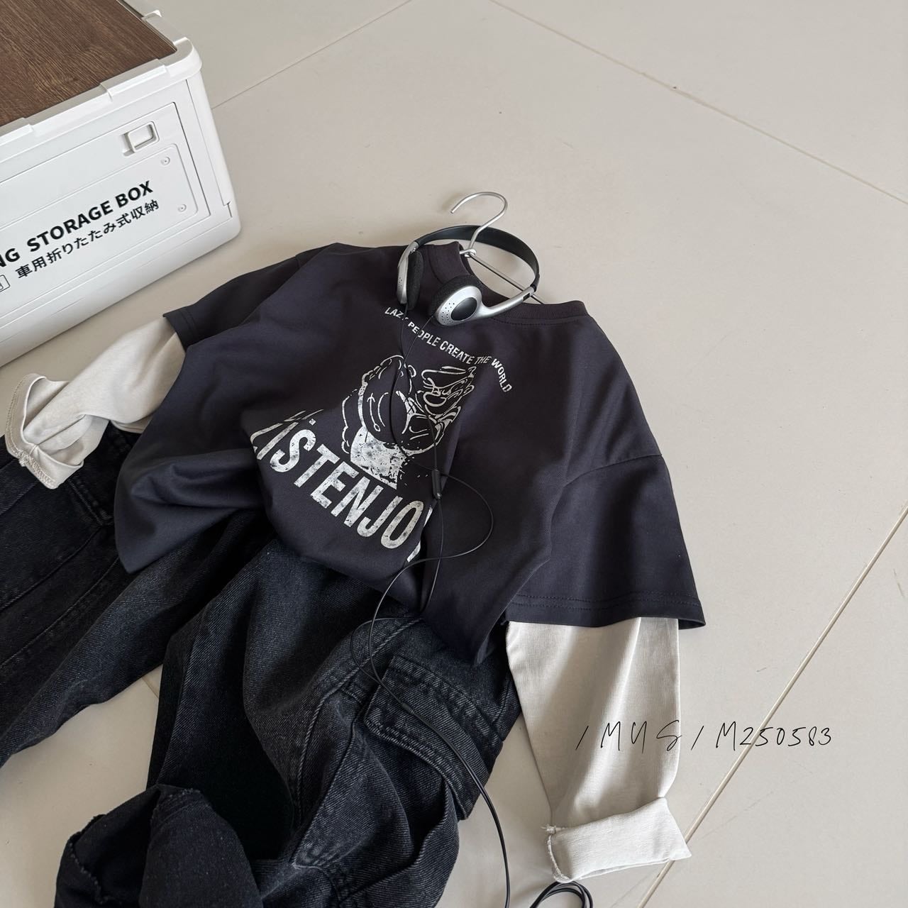 Jr.サイズ　イラストレイヤードT