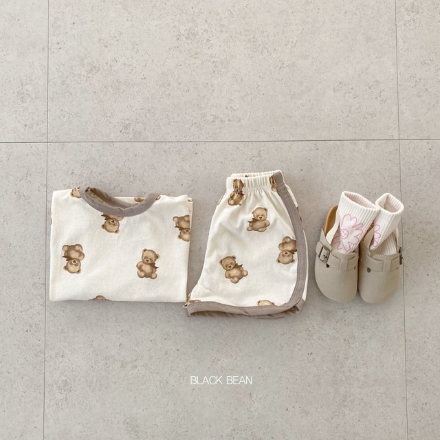 [black bean kids]  teddy bear bebe set