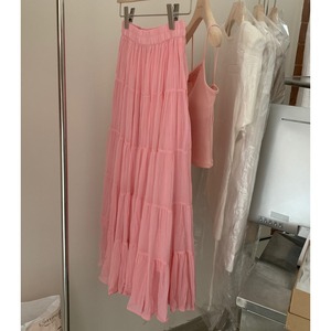 ワッシャー ティアード ロングスカート 10075