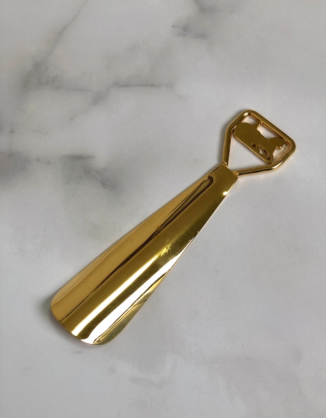 CELINE セリーヌ 馬車 ホースキャリッジ 靴ベラ ゴールド vintage ヴィンテージ オールド 4bfc7x