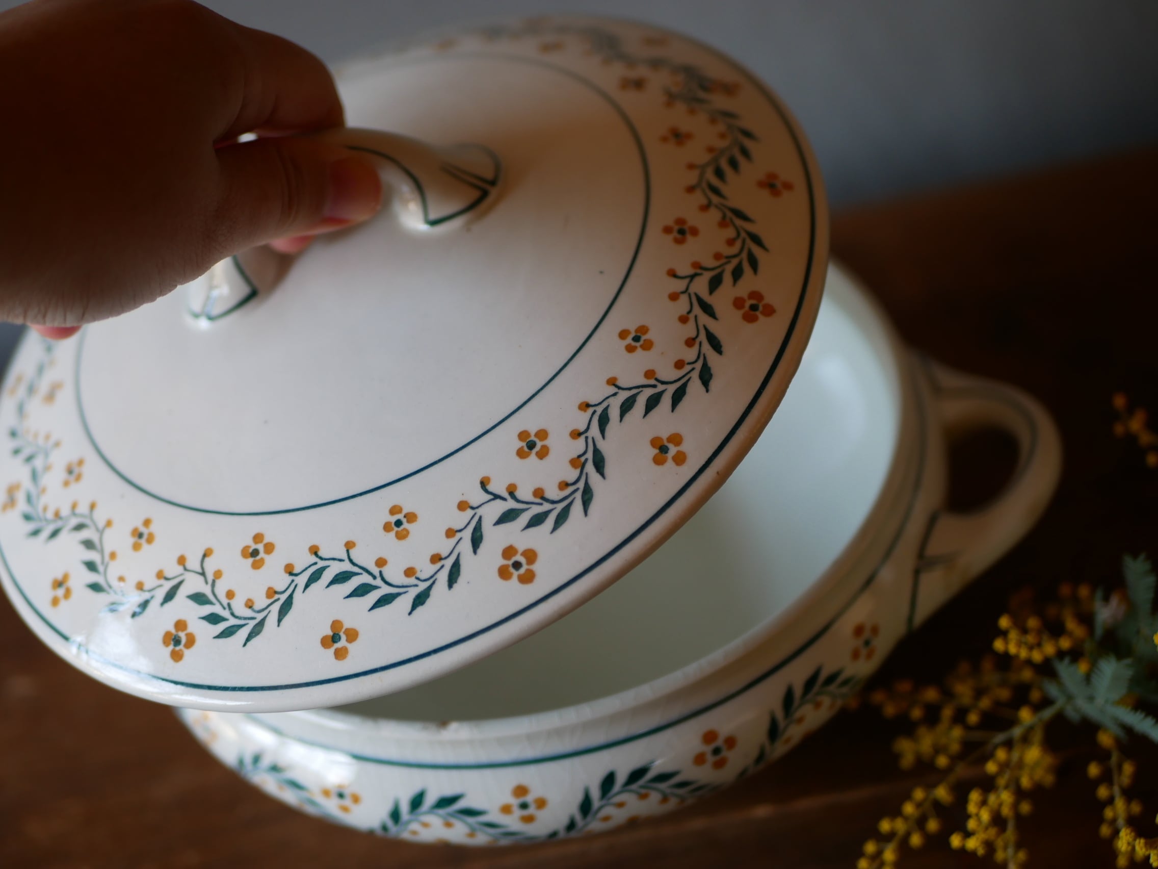 ミモザ レギュミエ フランスアンティーク ブロカント リュネビル