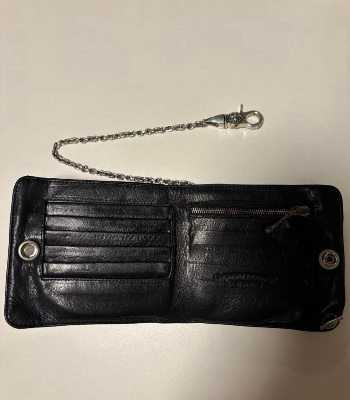 CHROME HEARTS クロムハーツ ブラック アリゲーター ウォレット
