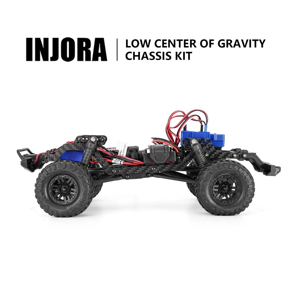 INJORA LCG カーボンファイバーシャーシキットフレームガーダー 1/18 