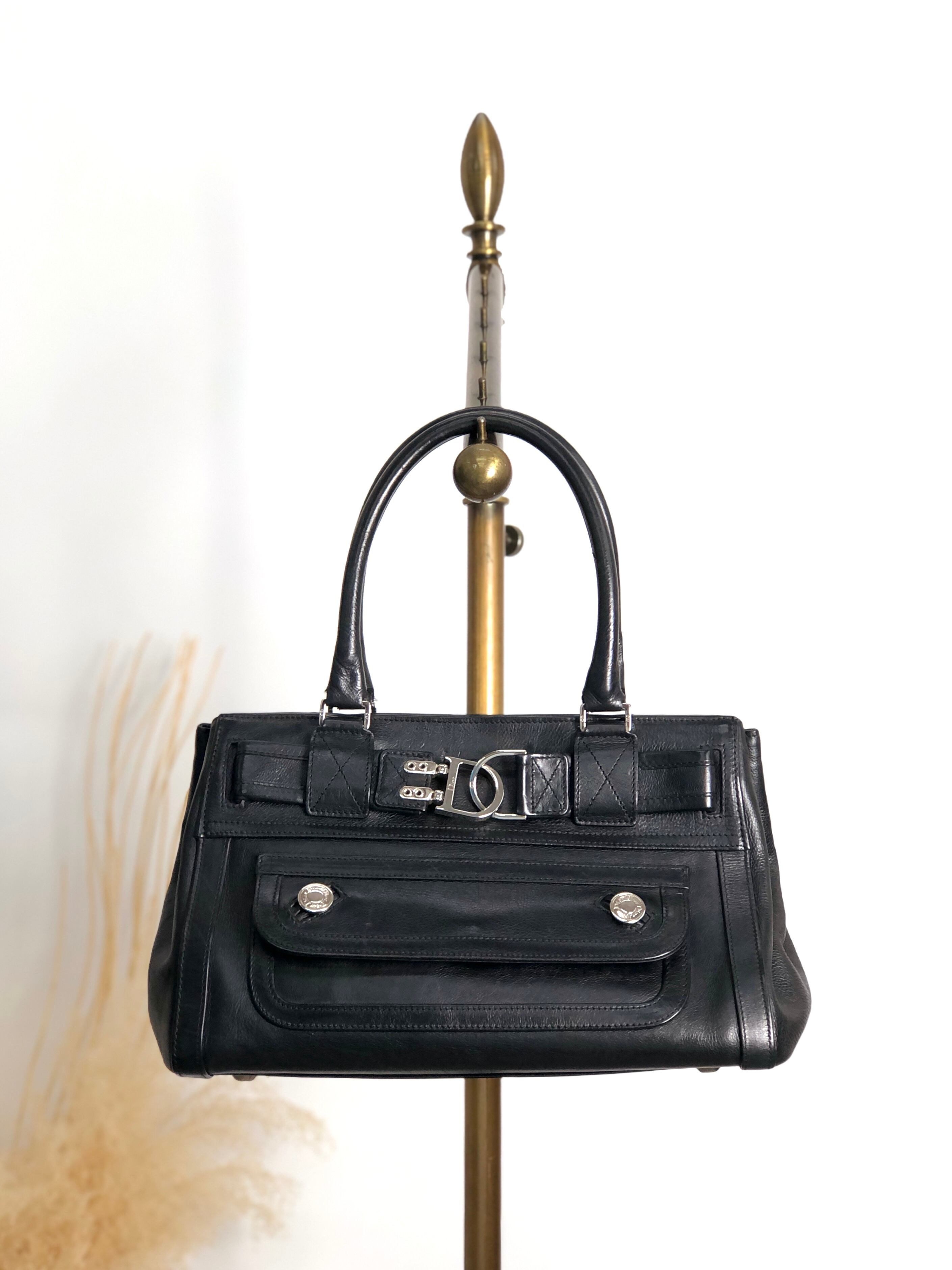 Christian Dior クリスチャン ディオール ハンドバッグ ブラック