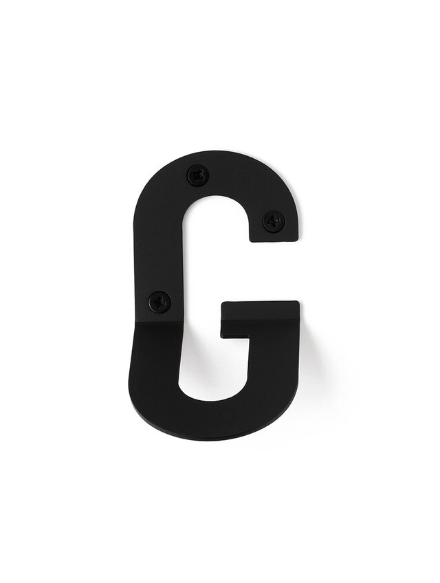 LETTER HOOK  G フック　壁掛け　サイン　英文字　アルファベット