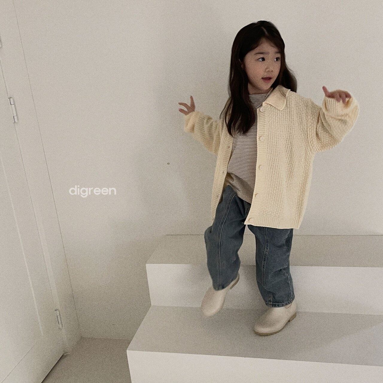 ⌇即納⌇ digreen / Mサイズ1点 brussel cardigan 韓国子供服 | mignon