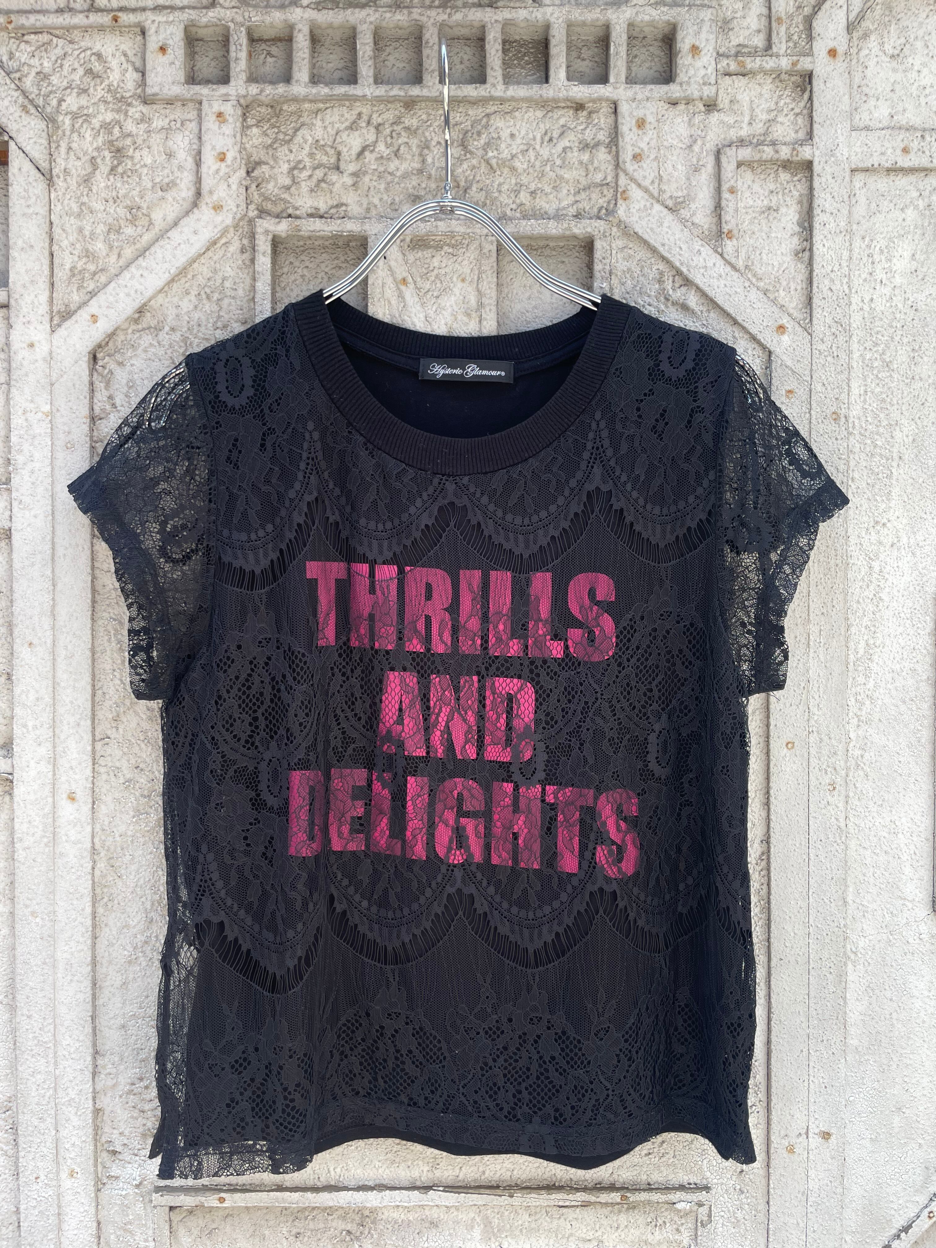 "HYSTERIC GLAMOUR" see-through design tops