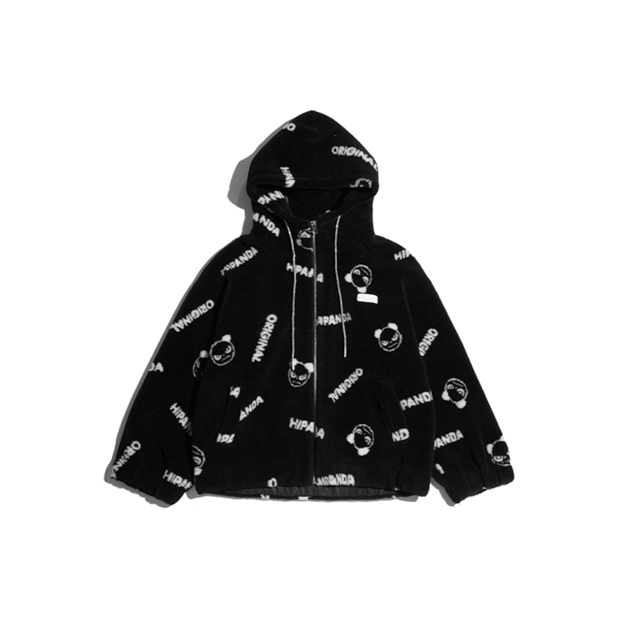 送料無料【HIPANDA ハイパンダ】レディース エコファー ジャケット FAUX FUR JACKET / WHITE・BLACK