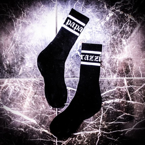 Paparazzi Original Jacquard Weave Logo Sock