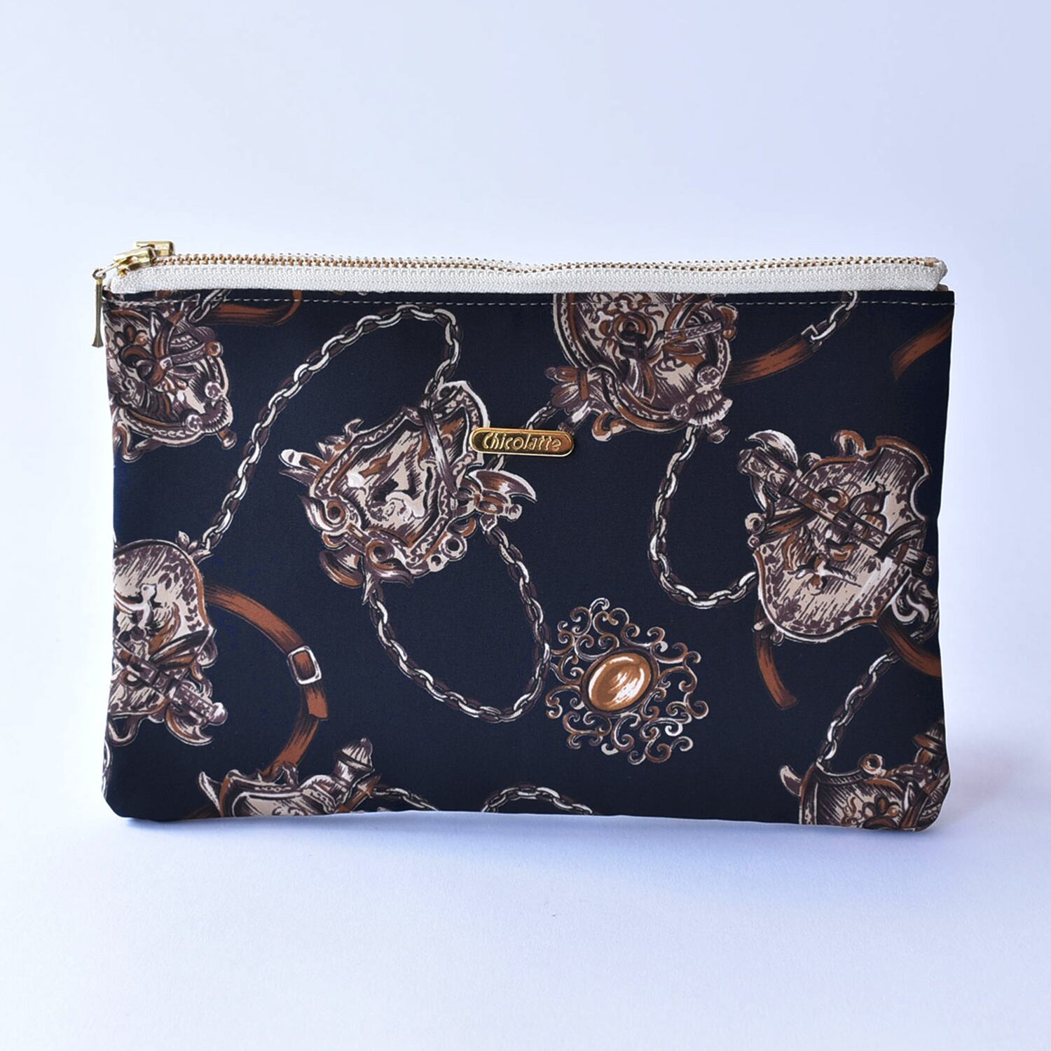 W ZIP POUCH（ダブルジップポーチ） | Chicolatte | チコラッテ
