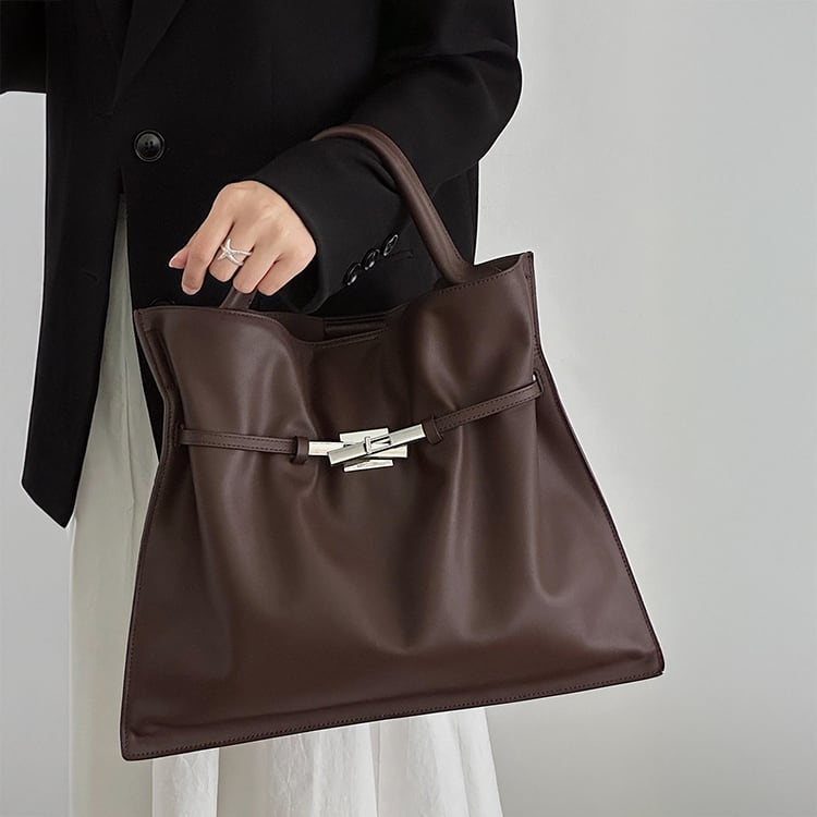 メタルアクセントトートバッグ《2色》No.5374