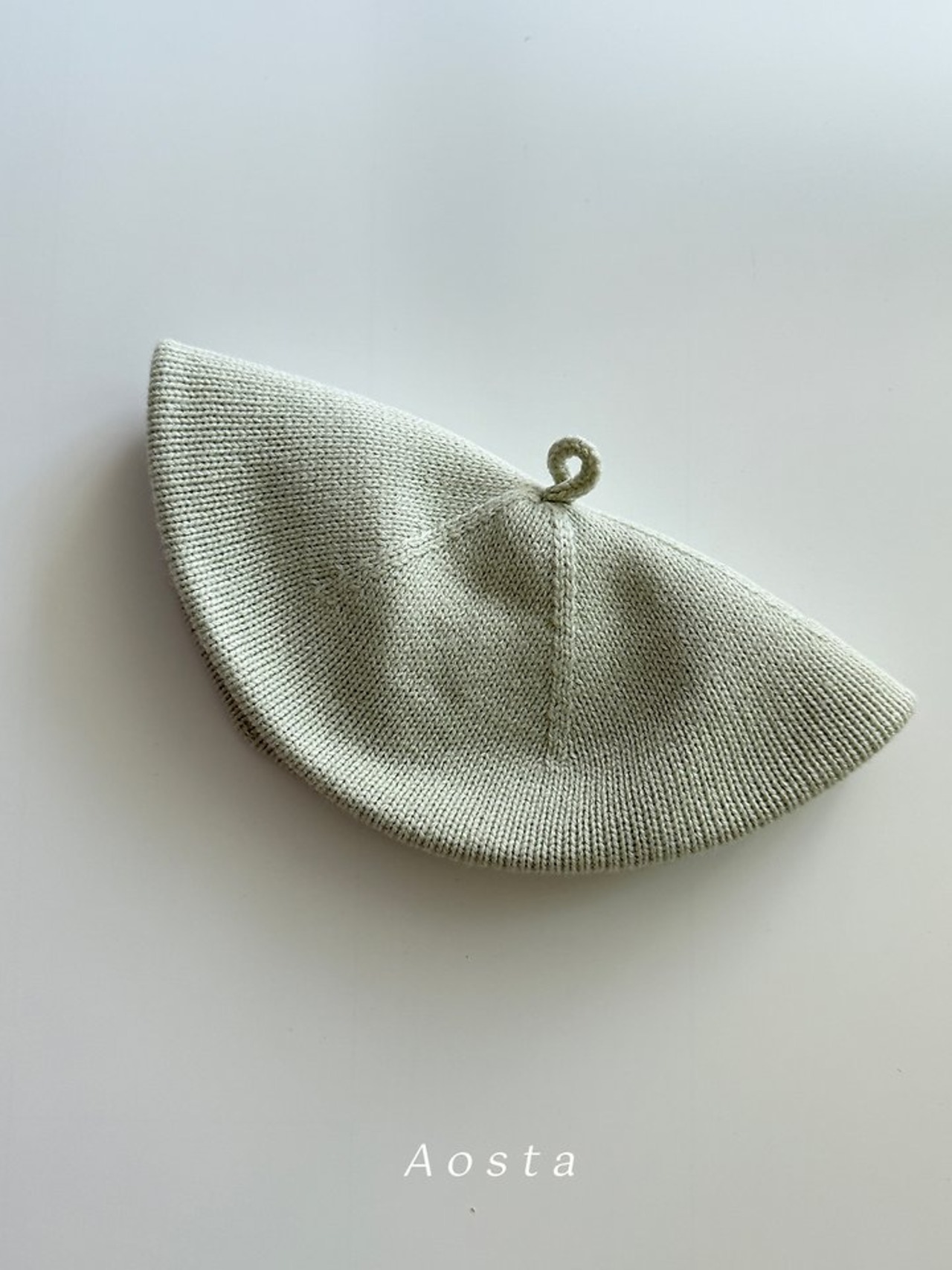 [Aosta] Sweater beret / [아오스타] 니트베레모
