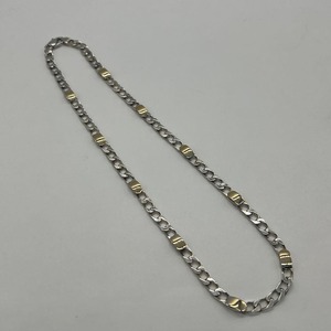 ティファニー TIFFANY フィガロチェーン ネックレス SV YG コンビ
