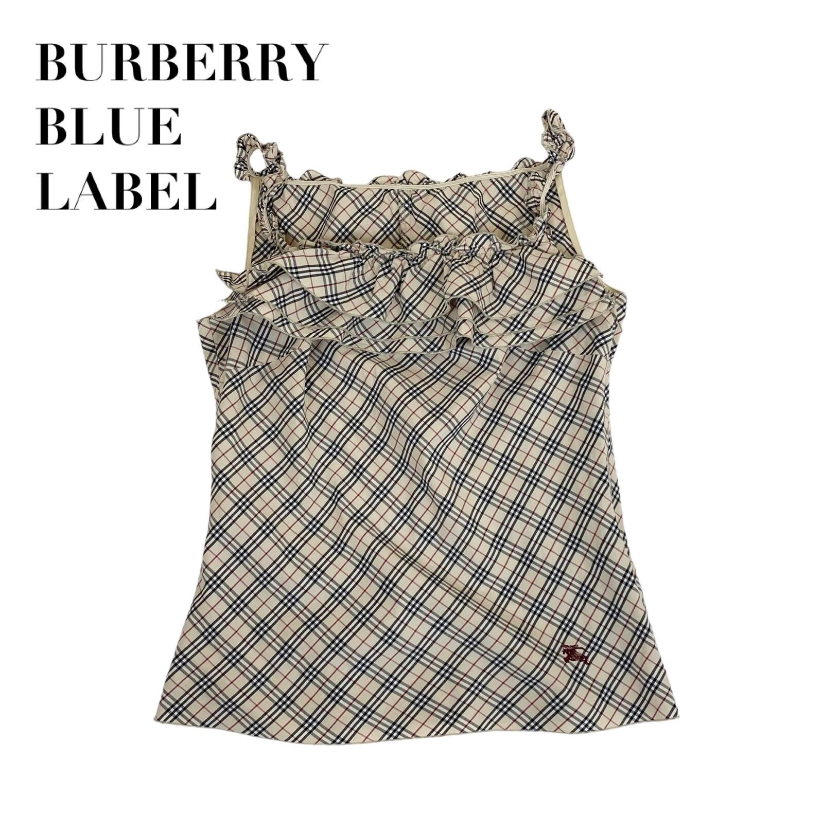 中古 バーバリー ブルーレーベル BURBERRY BLUELABEL キャミソール