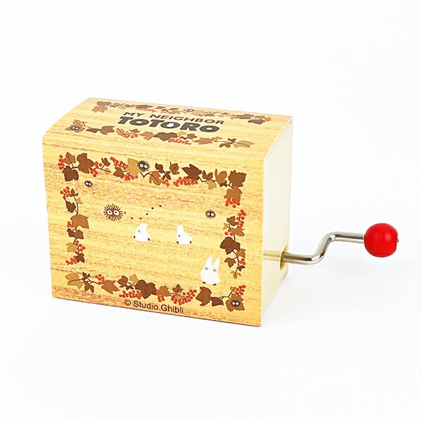 ジブリ となりのトトロ 木目 手巻きオルゴール | キャラクターグッズの