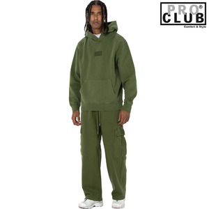 PRO CLUB / プロクラブ「Heavy Weight Vintage Wash Cargo Sweat Pants Olive」