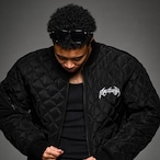 METAL LOGO LUXURY QUILTED JACKET