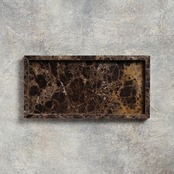 MARBLE TRAY - Emperador dark × Medium