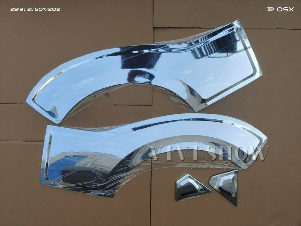 日野 デュトロ ワイド メッキ ドア ガーニッシュ フェンダー パネル