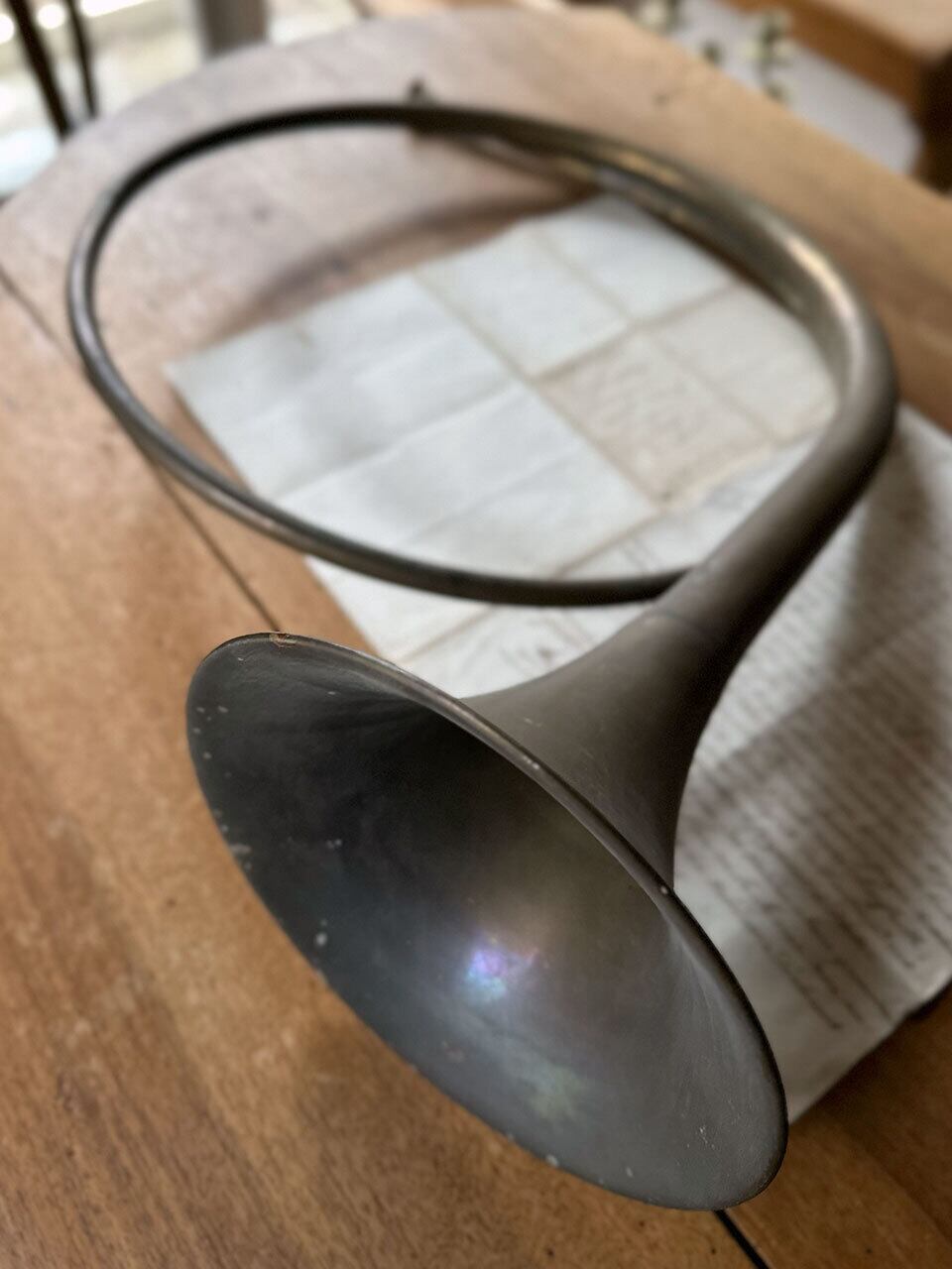 狩猟用ホルン ハンティングホーン 大 | Brocante de La Cocotte