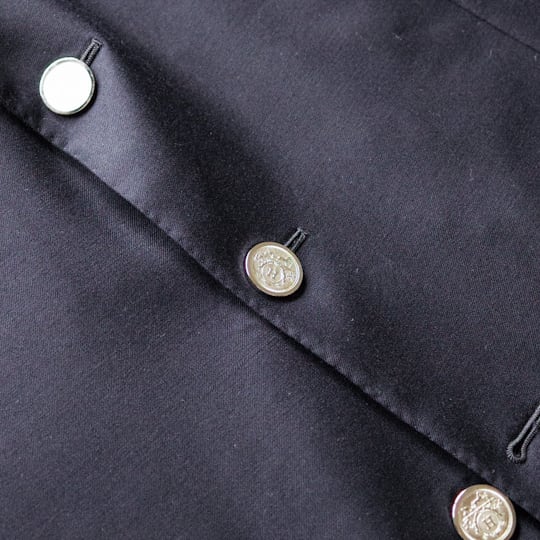 希少✨エルメス 紺ブレ 金ボタン ジャケット ネイビー ヴィンテージ 38