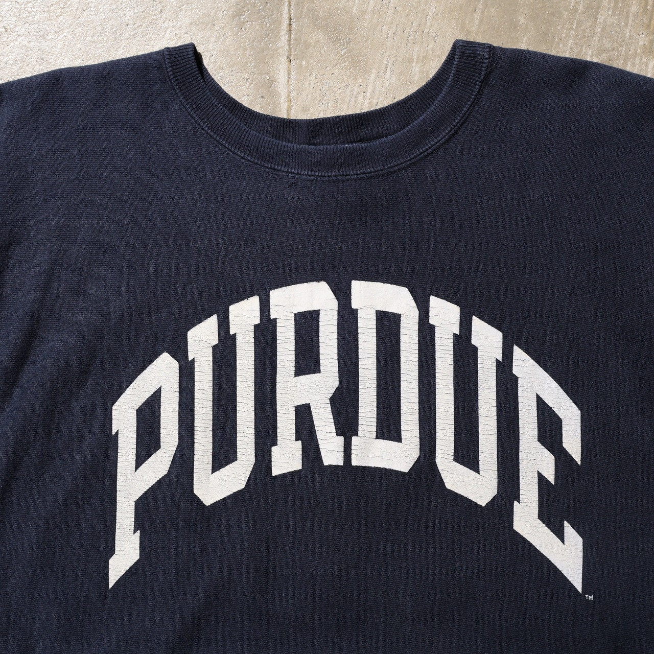 2XL 90s USA ネイビー PURDUE Reverse Weave Champion リバースウィーブ パデュー