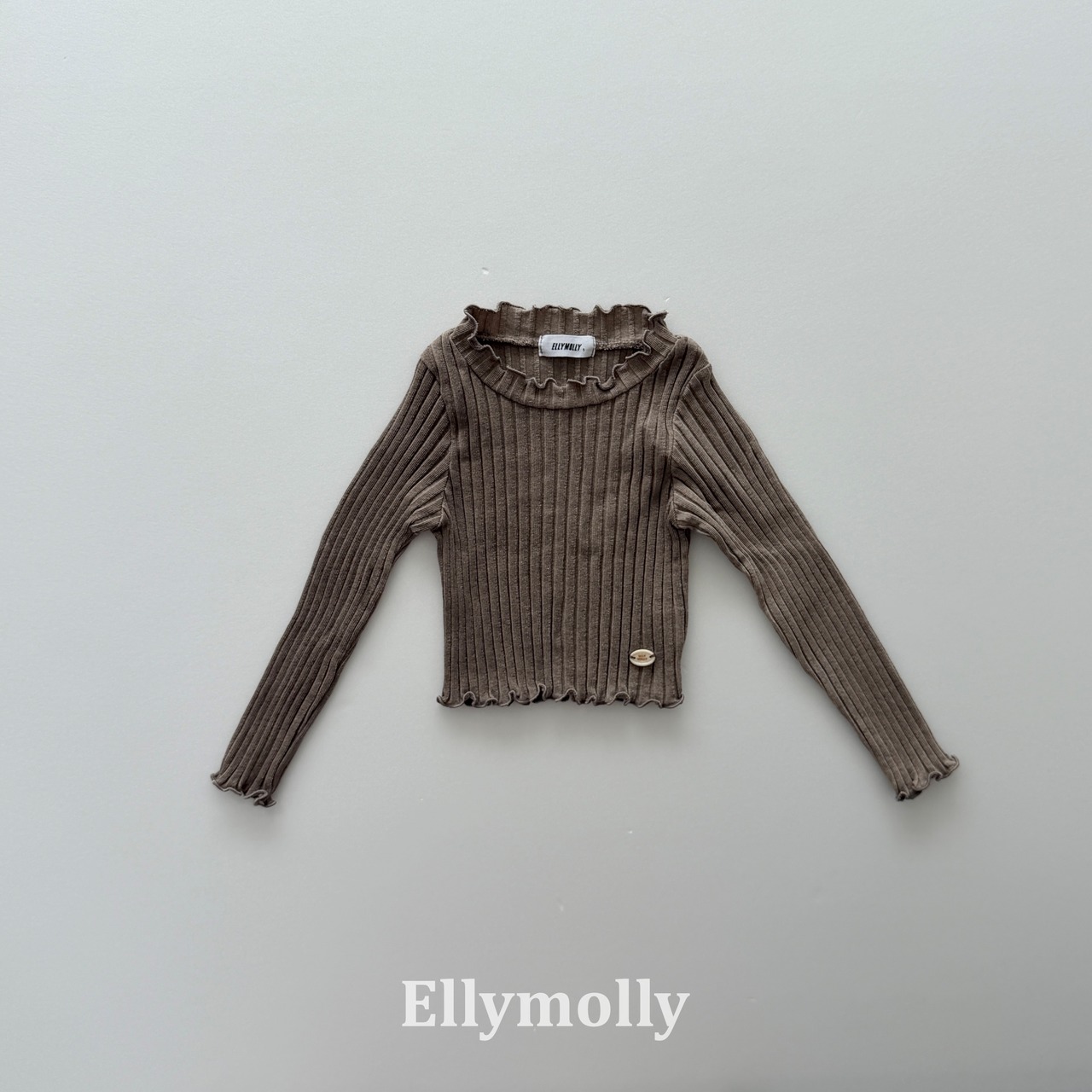 韓国子供服 / 26Autumn / ELLY MOLLY / ダイイングウェーブトップ / 秋服 *5~15*