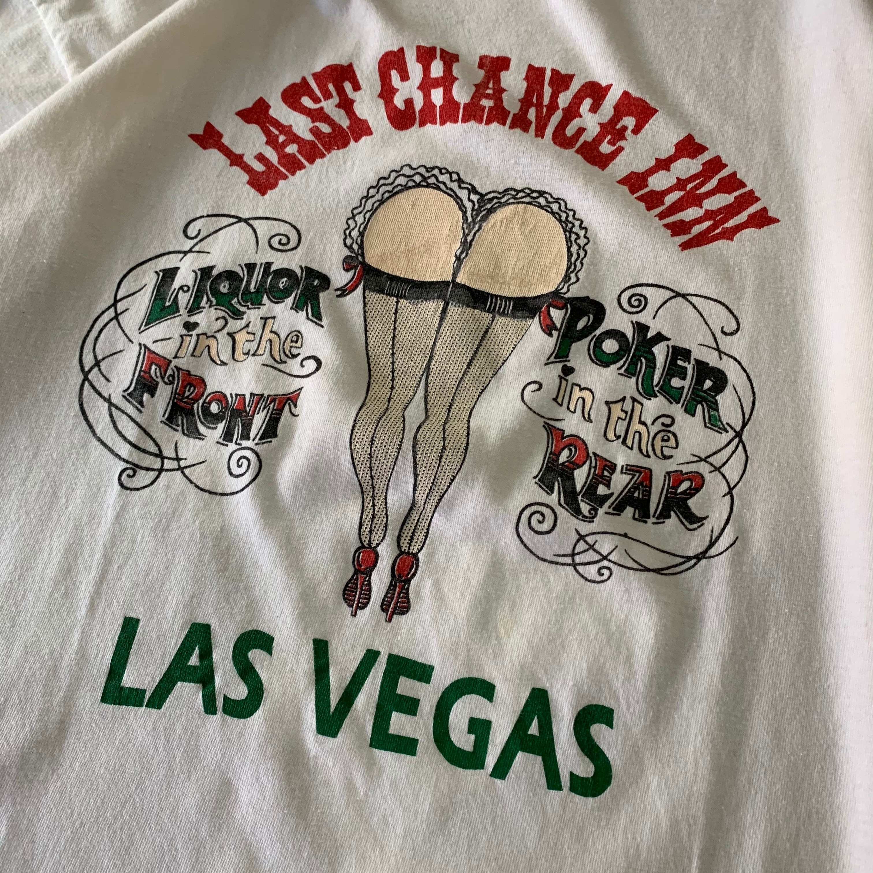 90s LAST CHANCE INN LAS VEGAS T-shirt | What'z up