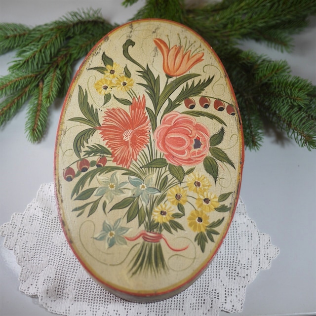 ハンドペイント木箱 シュパンシャハテルン バイエルンマーレライ ドイツ