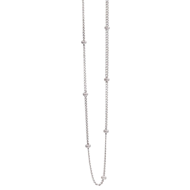 K18 dot chain necklace