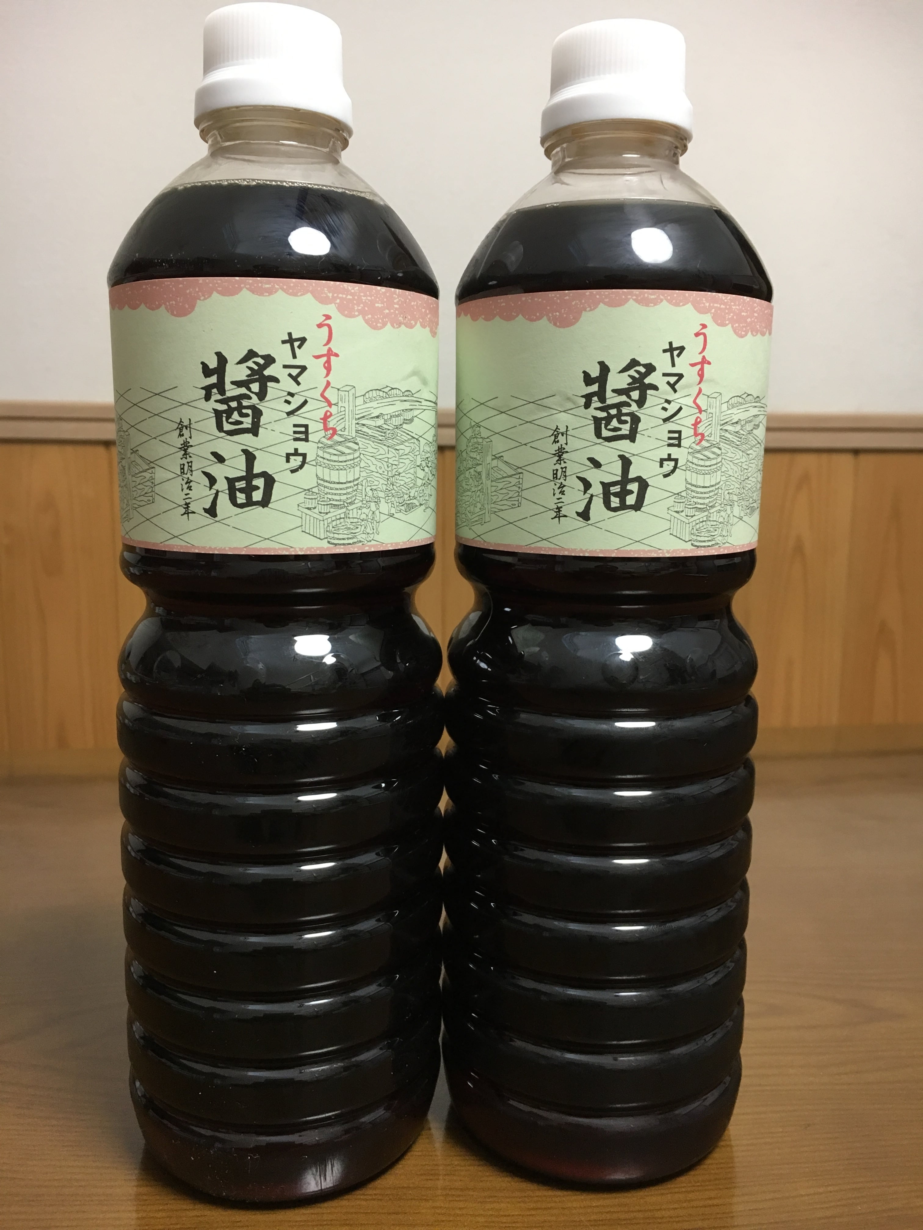 鍋庄商店 うす口醤油1ℓ 2本セット