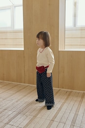 韓国子供服 / 26Autumn / 〖取寄〗MOME / ワッフルデイリーTシャツ / キッズ服 /ナチュラル服 / 秋服 *XS~XL*