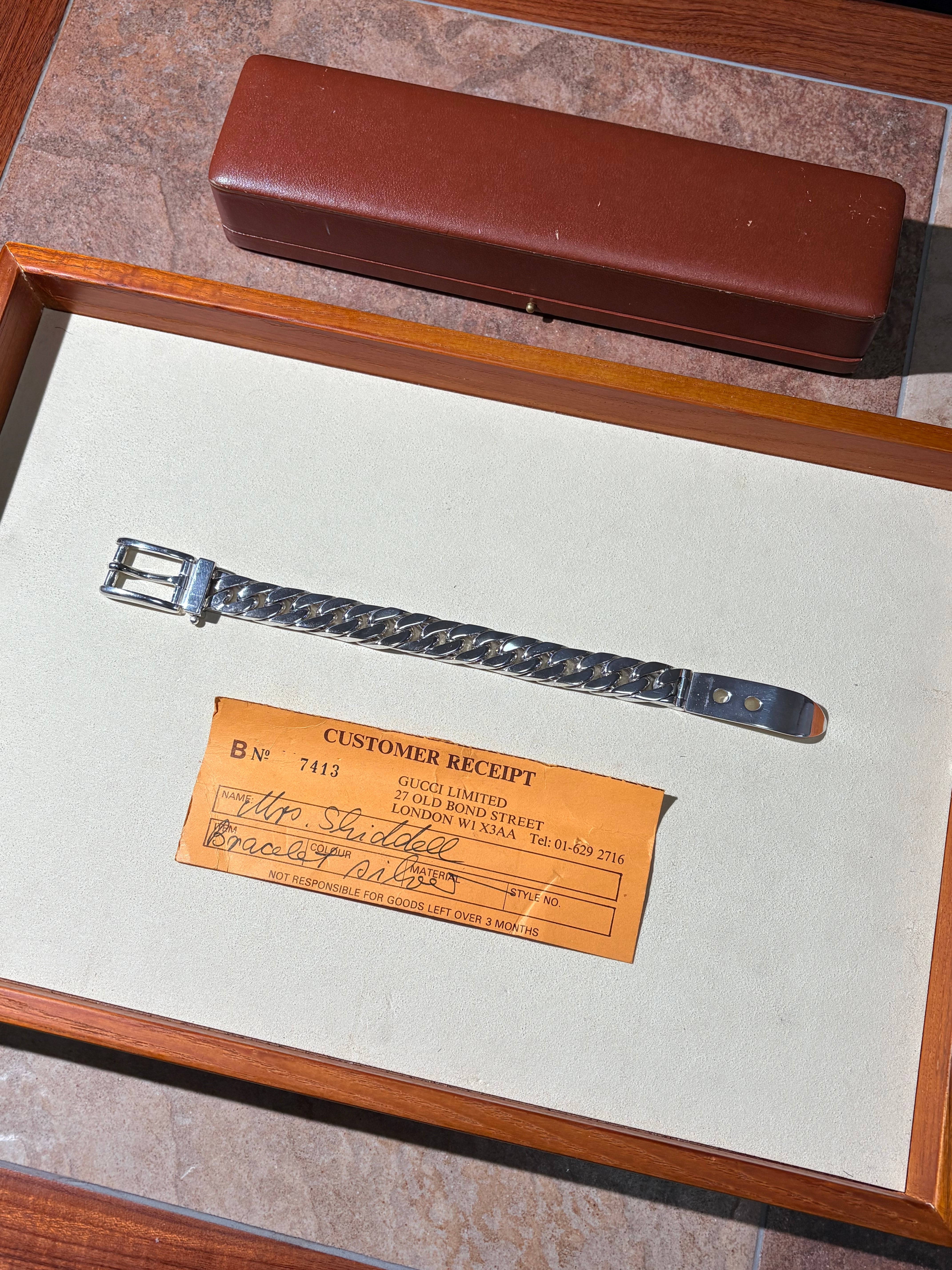 Belt Buckle Bracelet -GUCCI-